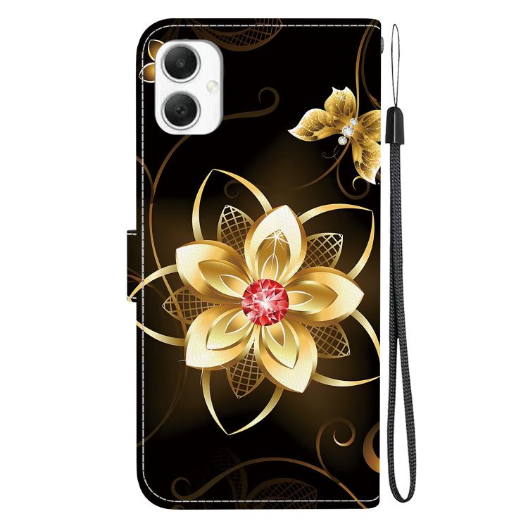 For Samsung Galaxy A06 Crystal Texture Colored Drawing Leather Phone Case
