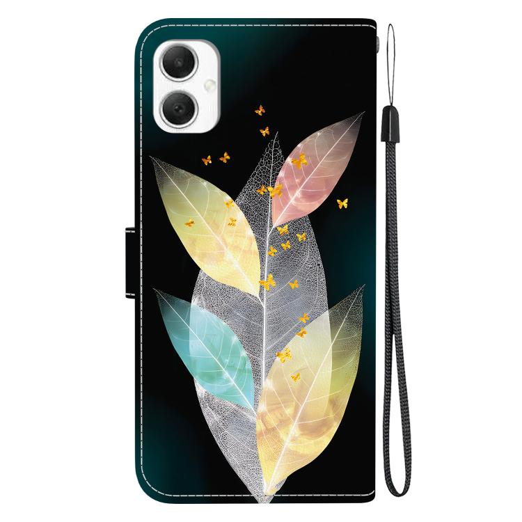 For Samsung Galaxy A06 Crystal Texture Colored Drawing Leather Phone Case