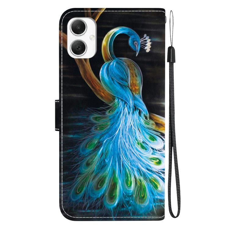 For Samsung Galaxy A06 Crystal Texture Colored Drawing Leather Phone Case