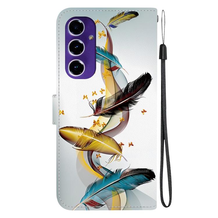 For Samsung Galaxy A16 Crystal Texture Colored Drawing Leather Phone Case