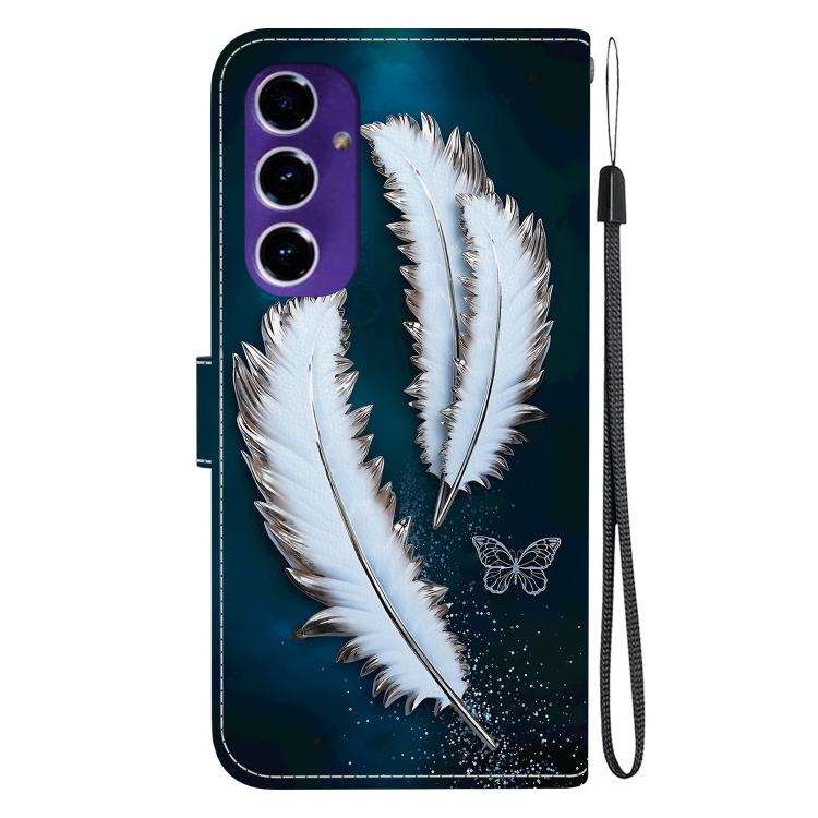 For Samsung Galaxy A16 Crystal Texture Colored Drawing Leather Phone Case