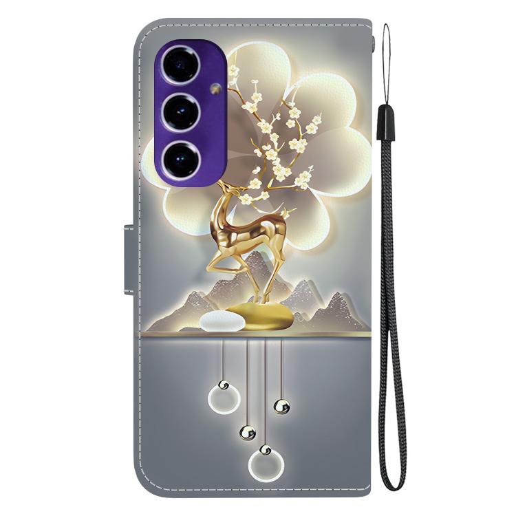 For Samsung Galaxy A16 Crystal Texture Colored Drawing Leather Phone Case