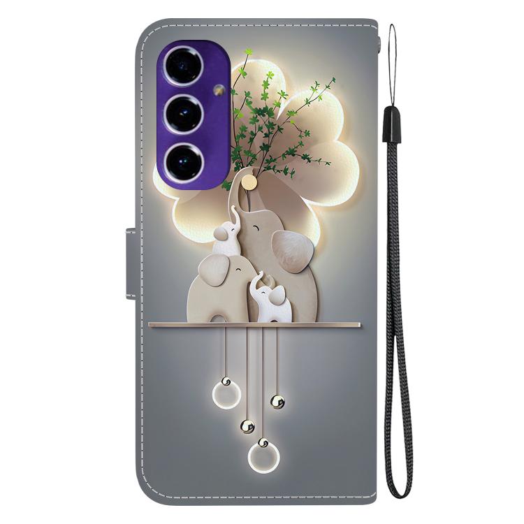 For Samsung Galaxy A16 Crystal Texture Colored Drawing Leather Phone Case