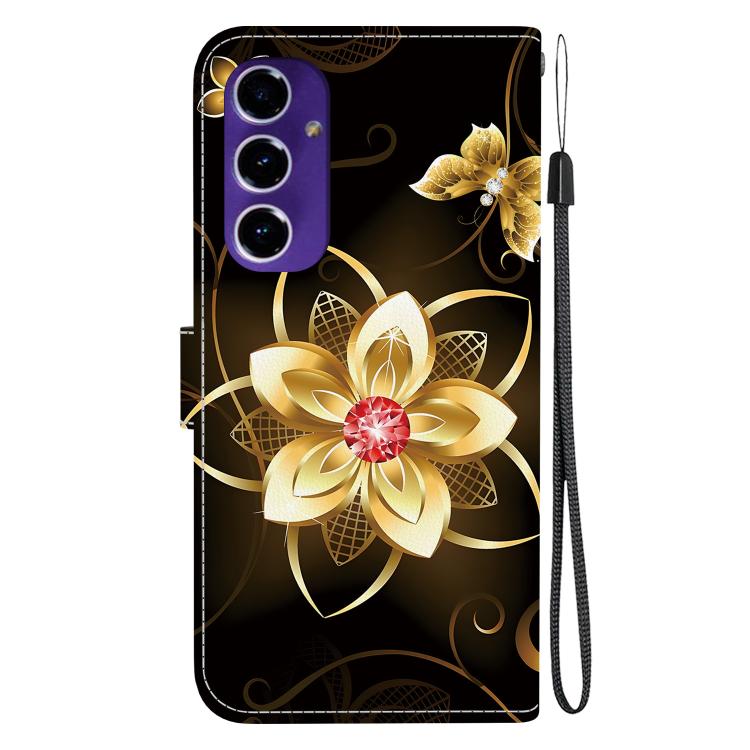 For Samsung Galaxy A16 Crystal Texture Colored Drawing Leather Phone Case