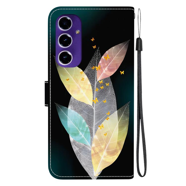 For Samsung Galaxy A16 Crystal Texture Colored Drawing Leather Phone Case