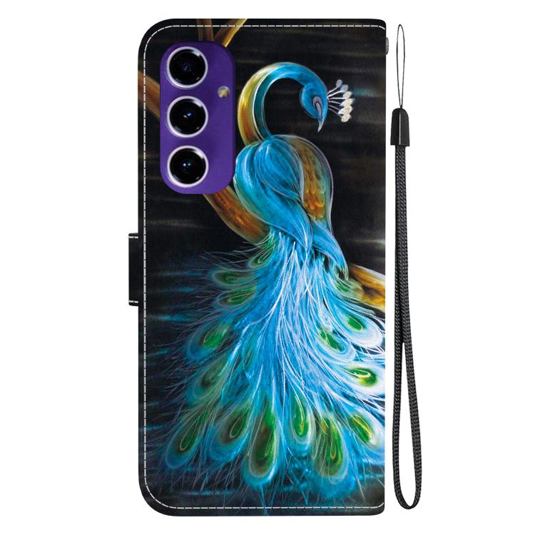 For Samsung Galaxy A16 Crystal Texture Colored Drawing Leather Phone Case