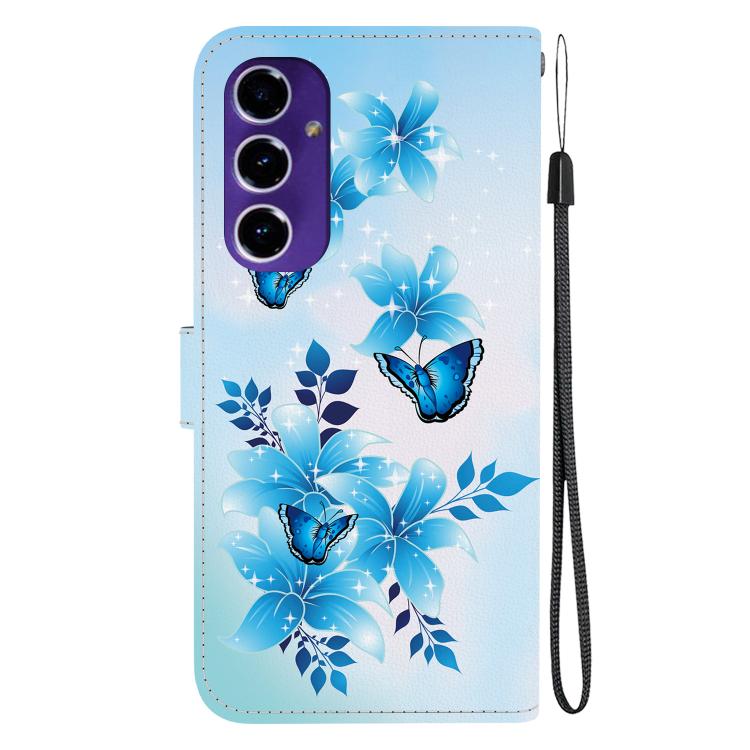 For Samsung Galaxy A16 Crystal Texture Colored Drawing Leather Phone Case