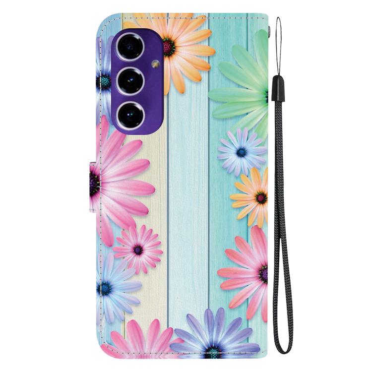 For Samsung Galaxy A16 Crystal Texture Colored Drawing Leather Phone Case