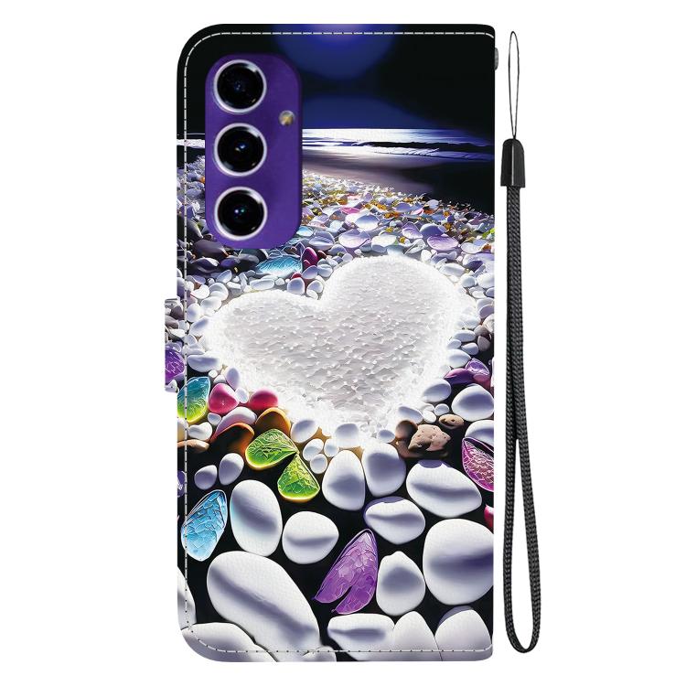 For Samsung Galaxy A16 Crystal Texture Colored Drawing Leather Phone Case