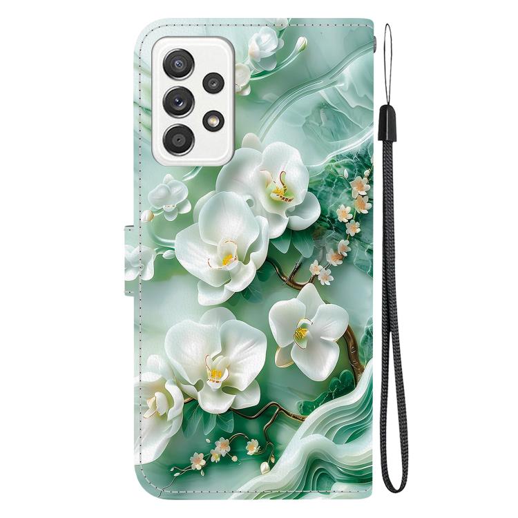 For Samsung Galaxy A33 5G Crystal Texture Colored Drawing Leather Phone Case