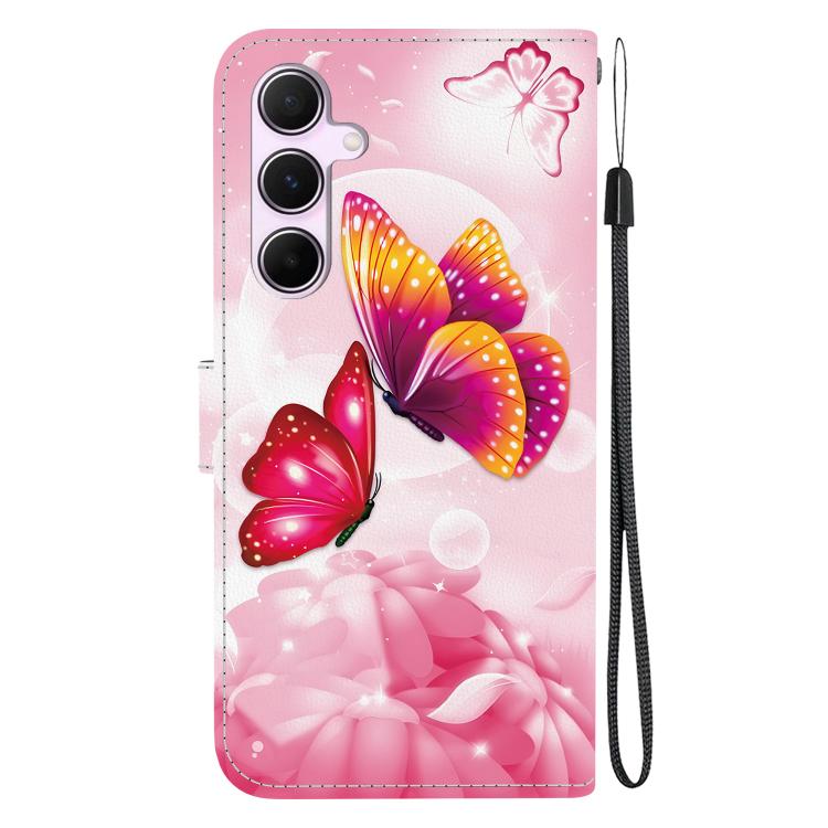 For Samsung Galaxy A55 5G Crystal Texture Colored Drawing Leather Phone Case