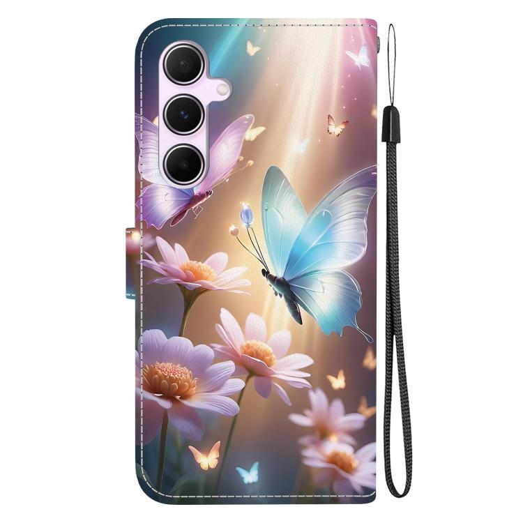 For Samsung Galaxy A55 5G Crystal Texture Colored Drawing Leather Phone Case