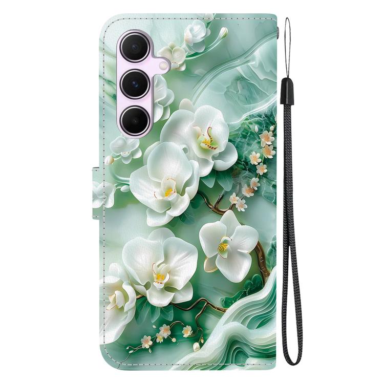 For Samsung Galaxy A55 5G Crystal Texture Colored Drawing Leather Phone Case