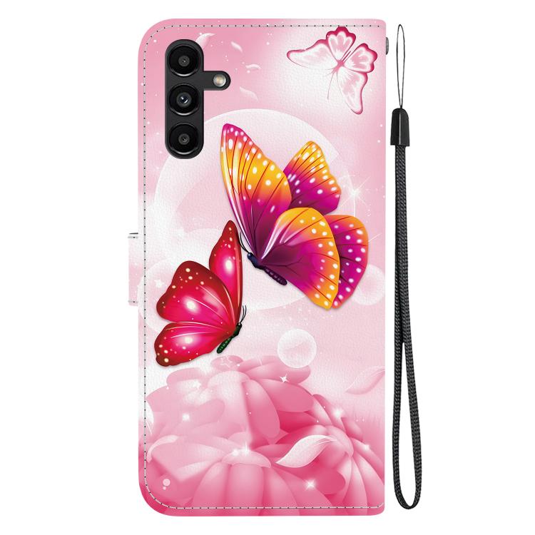 For Samsung Galaxy A13 5G Crystal Texture Colored Drawing Leather Phone Case