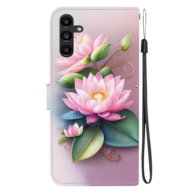 For Samsung Galaxy A13 5G Crystal Texture Colored Drawing Leather Phone Case