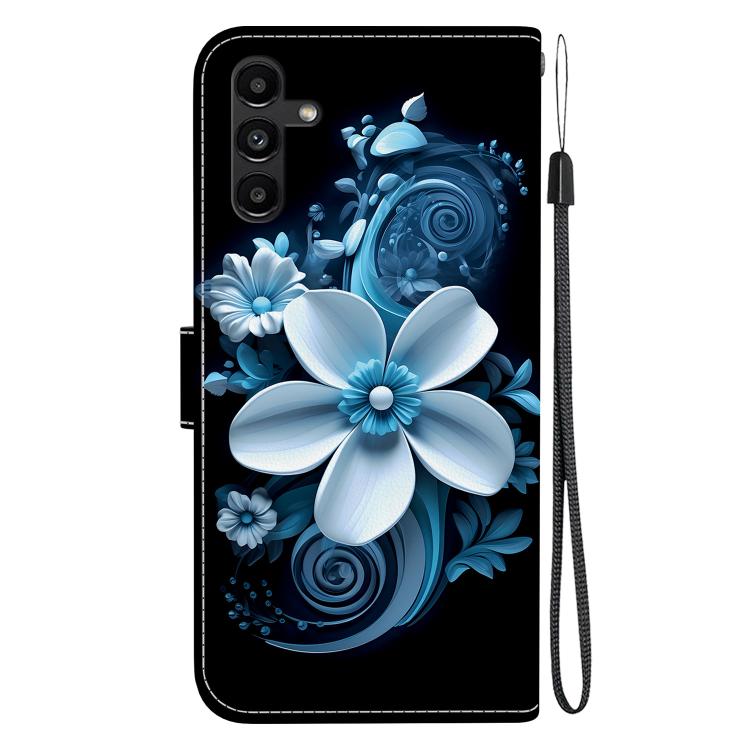 For Samsung Galaxy A13 5G Crystal Texture Colored Drawing Leather Phone Case