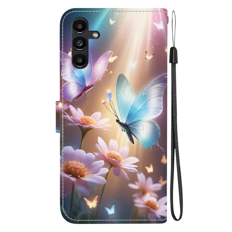 For Samsung Galaxy A13 5G Crystal Texture Colored Drawing Leather Phone Case