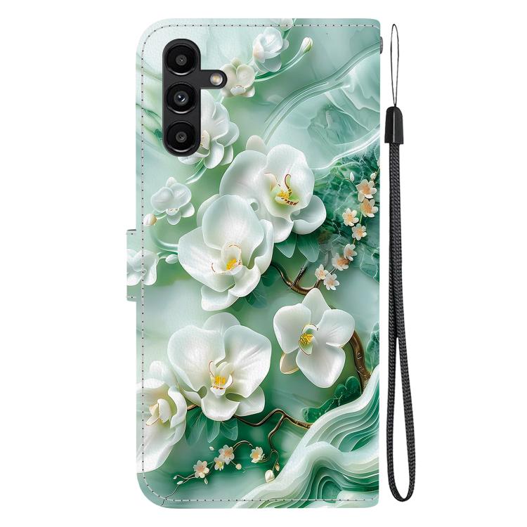 For Samsung Galaxy A13 5G Crystal Texture Colored Drawing Leather Phone Case