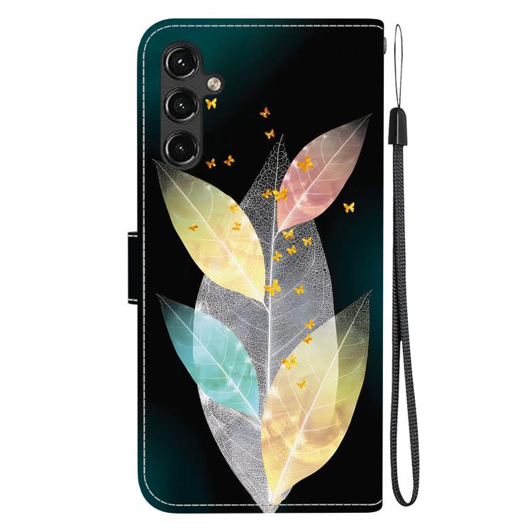 For Samsung Galaxy A14 5G Crystal Texture Colored Drawing Leather Phone Case