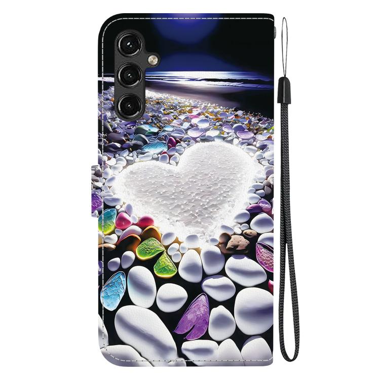 For Samsung Galaxy A14 5G Crystal Texture Colored Drawing Leather Phone Case