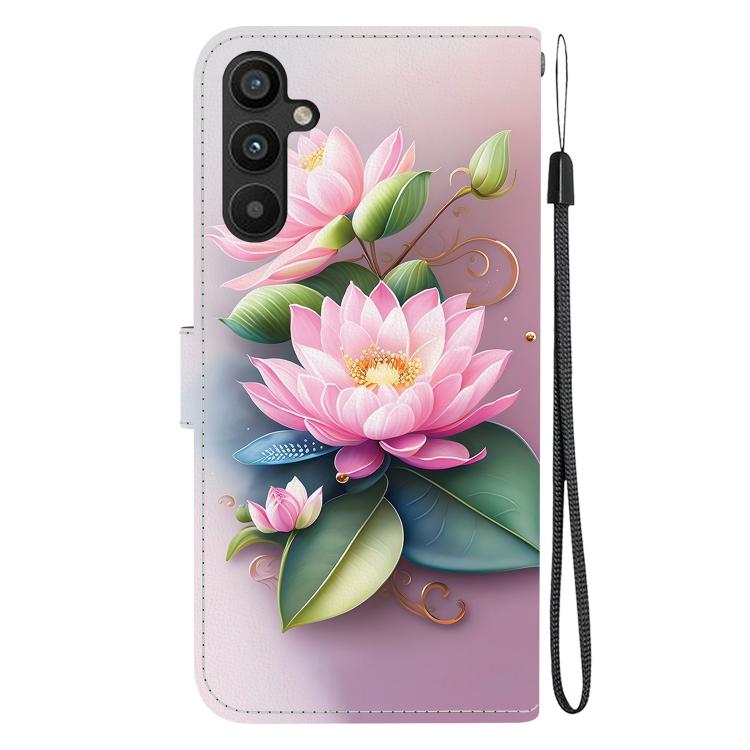 For Samsung Galaxy A34 5G Crystal Texture Colored Drawing Leather Phone Case