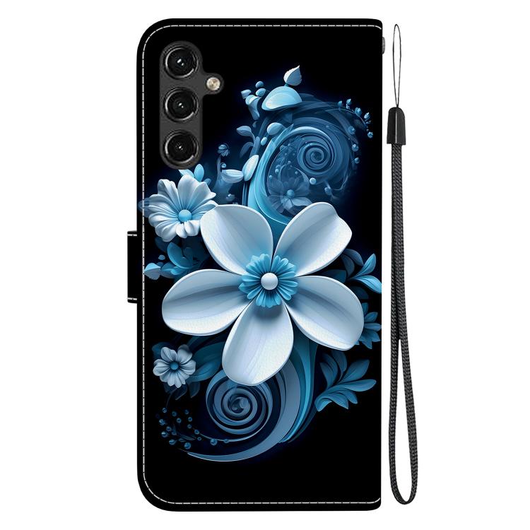 For Samsung Galaxy A34 5G Crystal Texture Colored Drawing Leather Phone Case