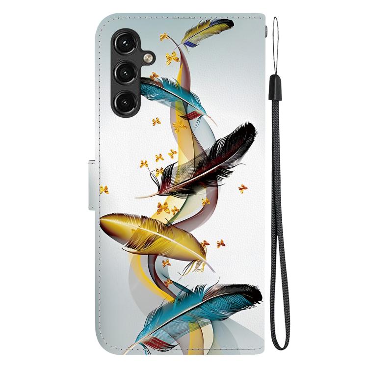 For Samsung Galaxy A54 5G Crystal Texture Colored Drawing Leather Phone Case