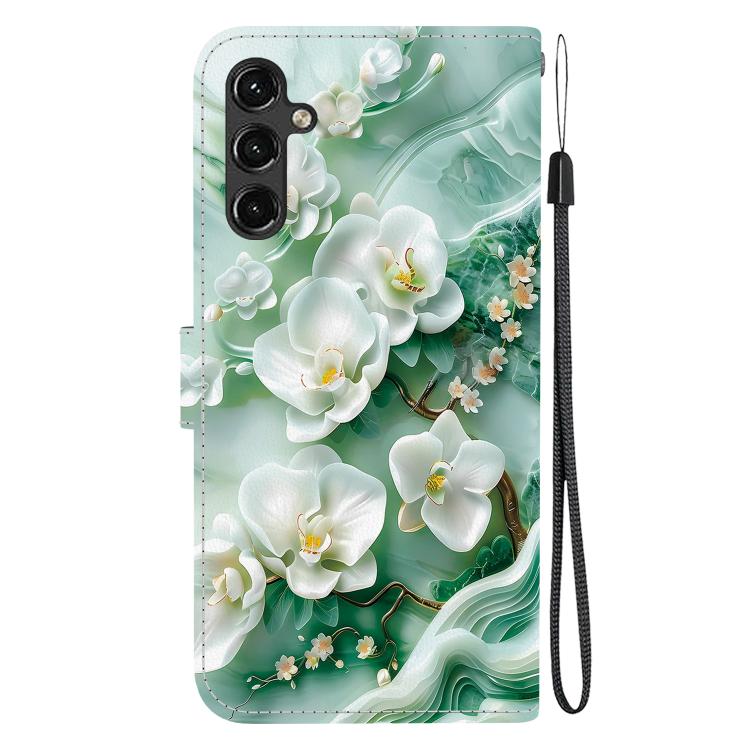 For Samsung Galaxy A54 5G Crystal Texture Colored Drawing Leather Phone Case