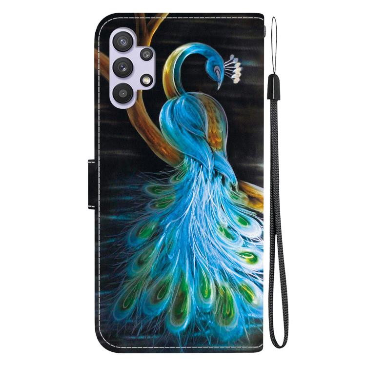 For Samsung Galaxy A32 5G Crystal Texture Colored Drawing Leather Phone Case