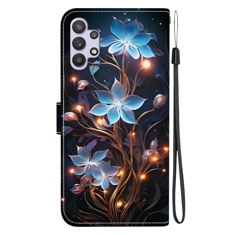 For Samsung Galaxy A32 5G Crystal Texture Colored Drawing Leather Phone Case