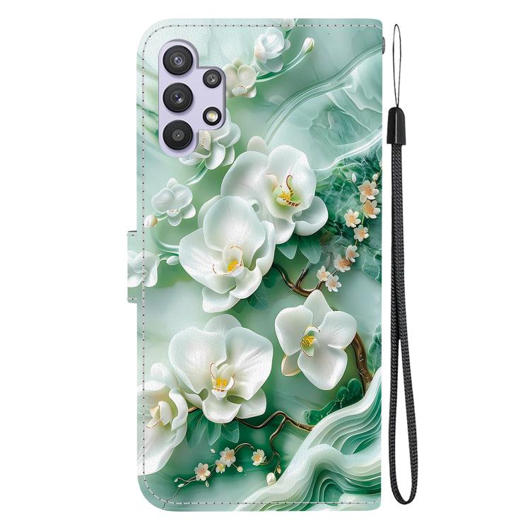 For Samsung Galaxy A32 5G Crystal Texture Colored Drawing Leather Phone Case
