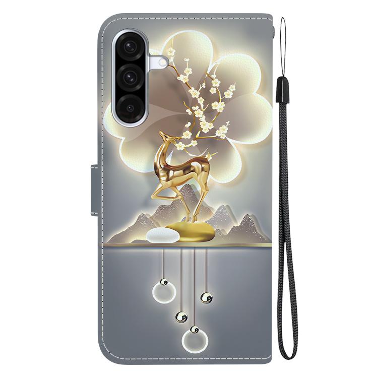 For Samsung Galaxy A36 / A56 5G Crystal Texture Colored Drawing Leather Phone Case