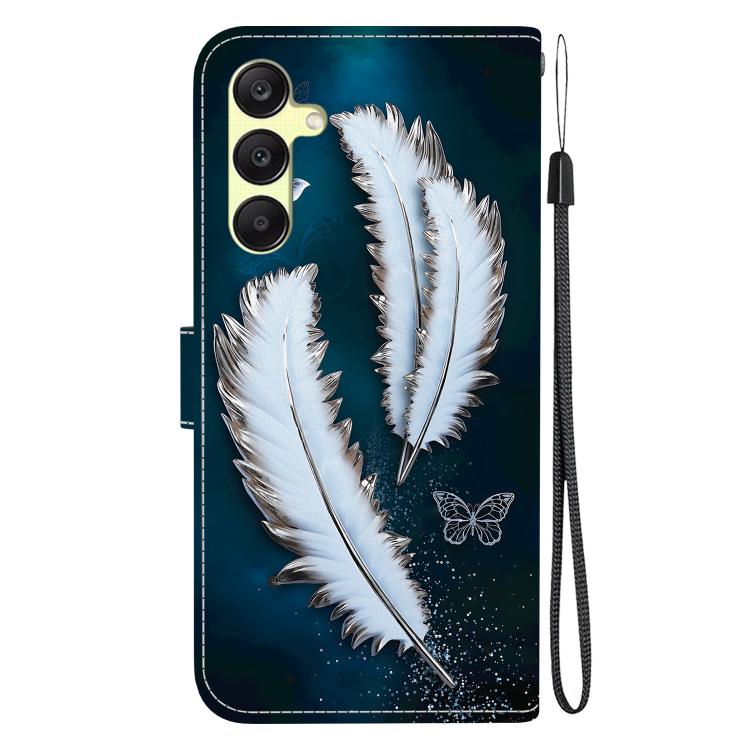 For Samsung Galaxy A25 5G Crystal Texture Colored Drawing Leather Phone Case