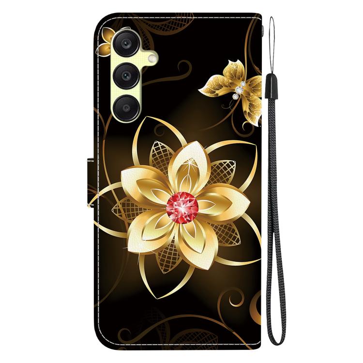 For Samsung Galaxy A25 5G Crystal Texture Colored Drawing Leather Phone Case