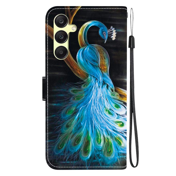 For Samsung Galaxy A25 5G Crystal Texture Colored Drawing Leather Phone Case
