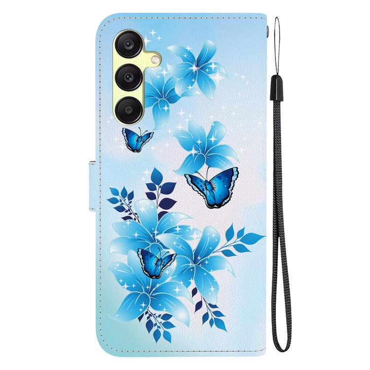 For Samsung Galaxy A25 5G Crystal Texture Colored Drawing Leather Phone Case