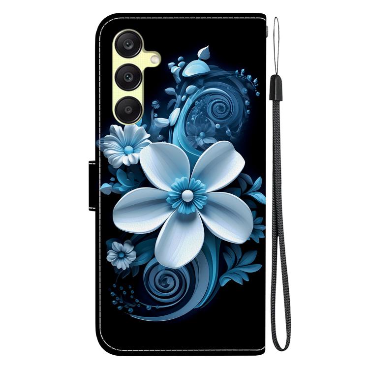 For Samsung Galaxy A25 5G Crystal Texture Colored Drawing Leather Phone Case