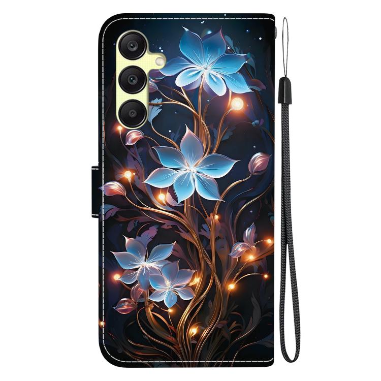 For Samsung Galaxy A25 5G Crystal Texture Colored Drawing Leather Phone Case