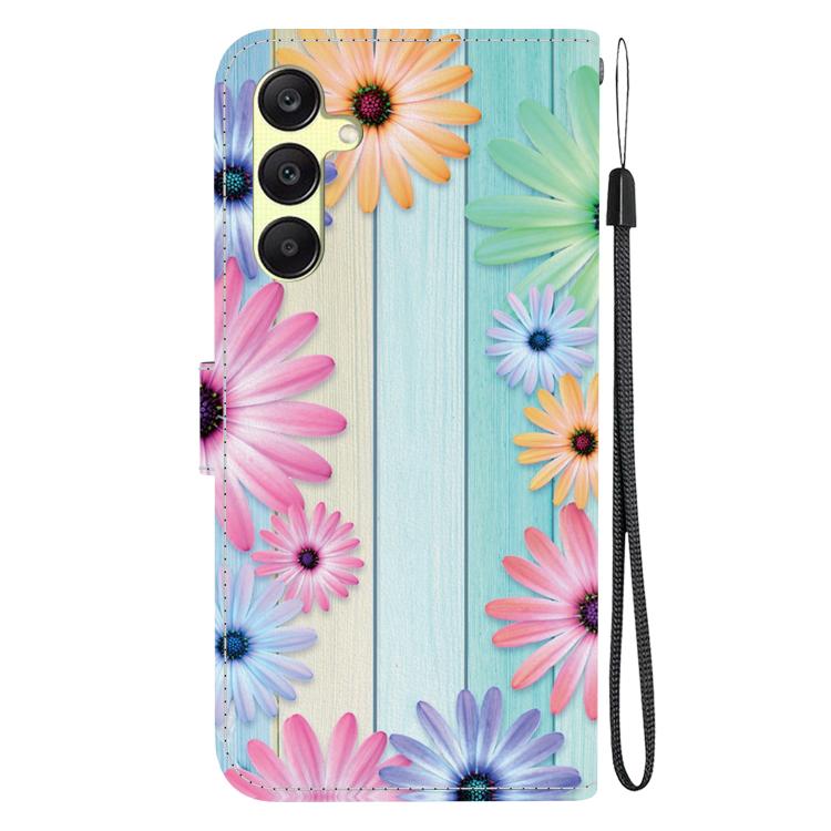 For Samsung Galaxy A25 5G Crystal Texture Colored Drawing Leather Phone Case