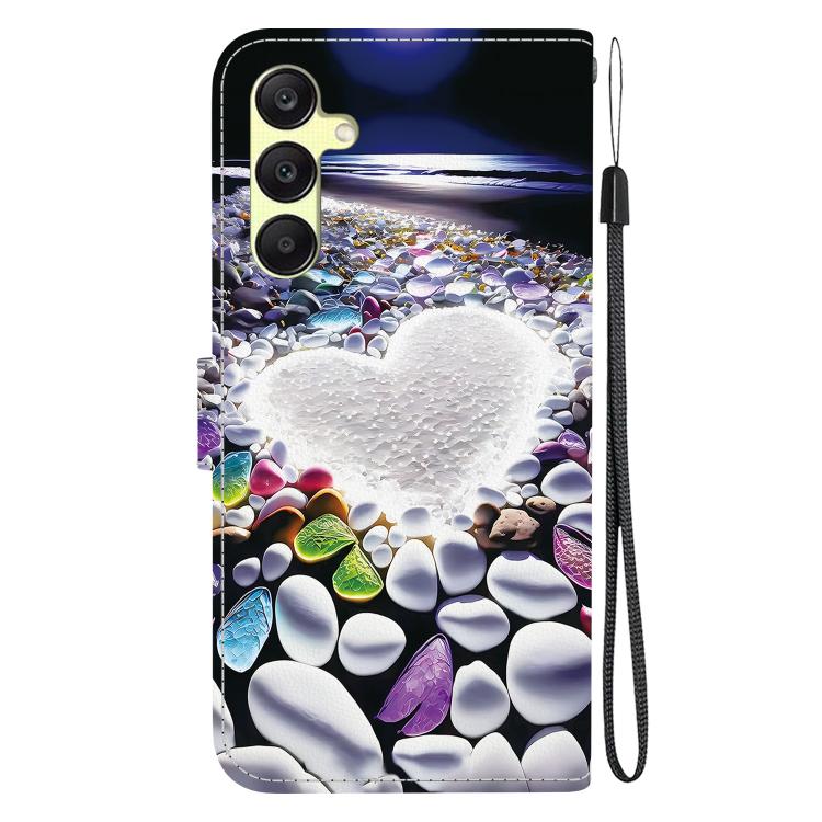 For Samsung Galaxy A25 5G Crystal Texture Colored Drawing Leather Phone Case