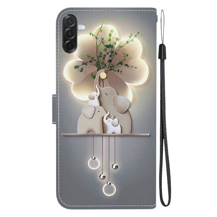 For Galaxy A37 5G / A36 5G Crystal Texture Colored Drawing Leather Phone Case