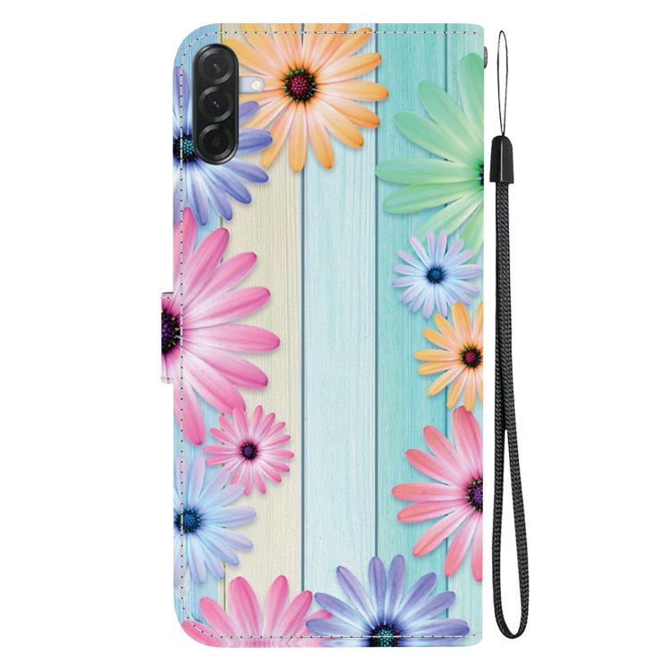 For Galaxy A37 5G / A36 5G Crystal Texture Colored Drawing Leather Phone Case