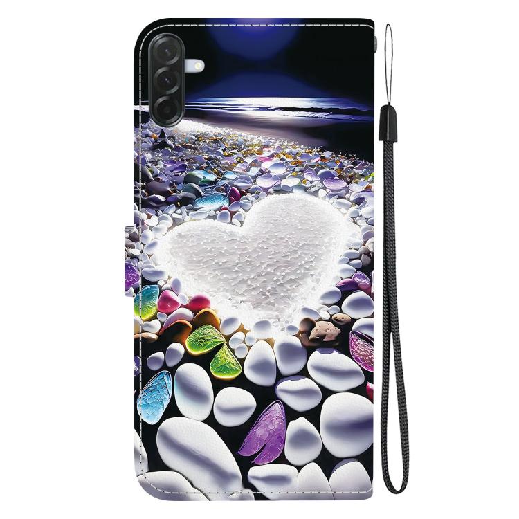 For Galaxy A37 5G / A36 5G Crystal Texture Colored Drawing Leather Phone Case