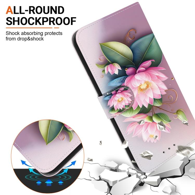 For Galaxy A57 5G Crystal Texture Colored Drawing Leather Phone Case