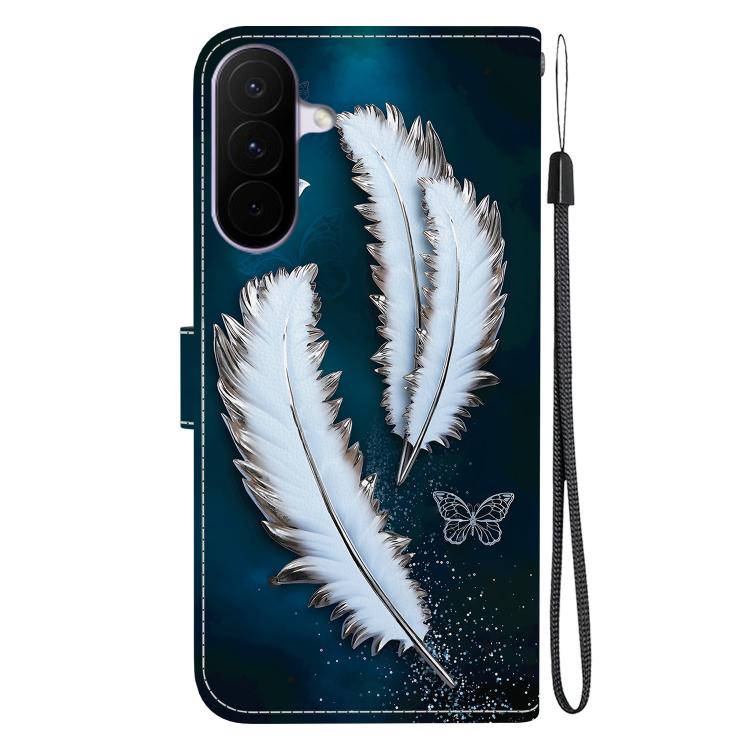 For Galaxy A27 5G Crystal Texture Colored Drawing Leather Phone Case