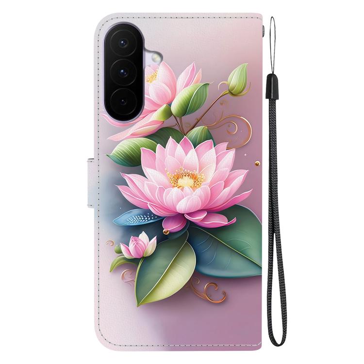 For Galaxy A27 5G Crystal Texture Colored Drawing Leather Phone Case