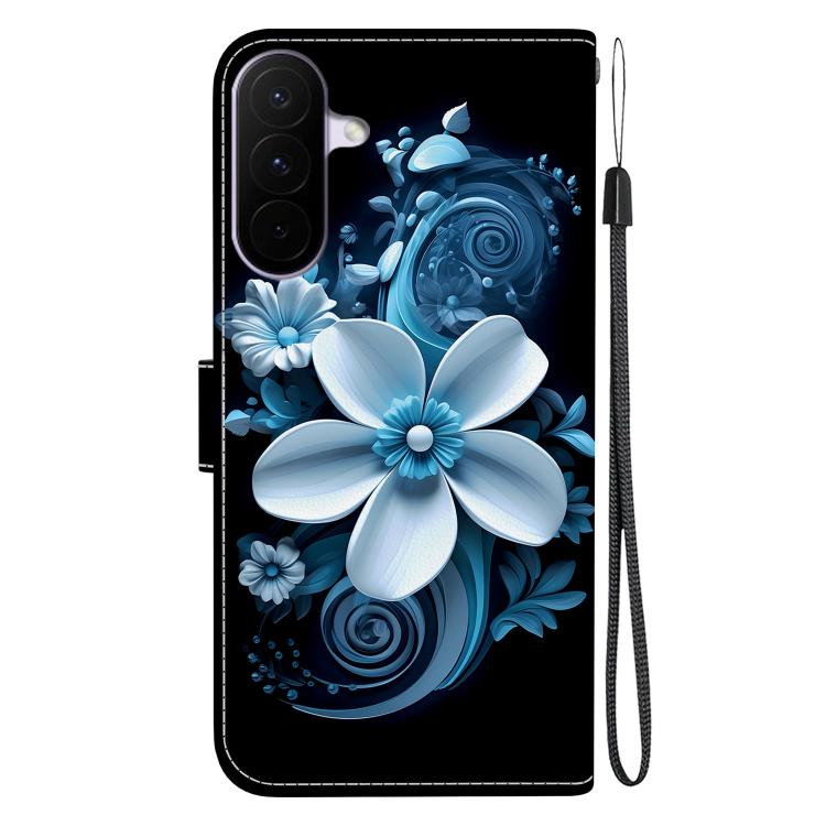 For Galaxy A27 5G Crystal Texture Colored Drawing Leather Phone Case