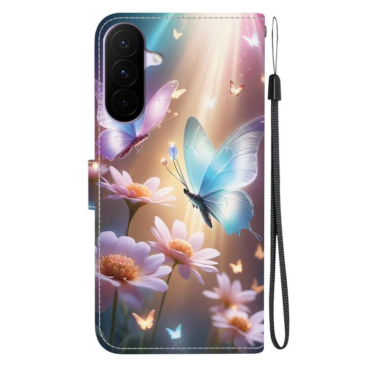 For Galaxy A27 5G Crystal Texture Colored Drawing Leather Phone Case