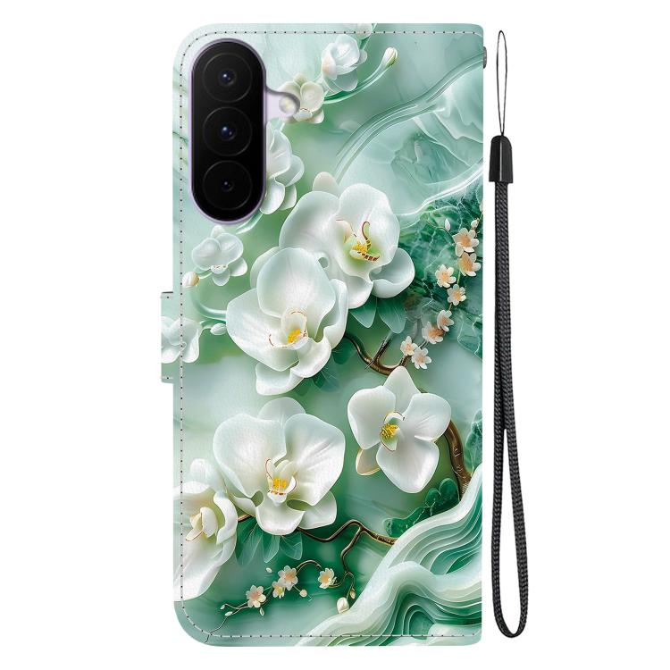 For Galaxy A27 5G Crystal Texture Colored Drawing Leather Phone Case