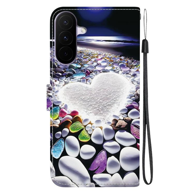 For Galaxy A27 5G Crystal Texture Colored Drawing Leather Phone Case